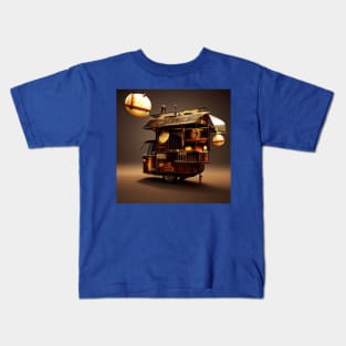 Steampunk Tokyo Ramen Cart Kids T-Shirt